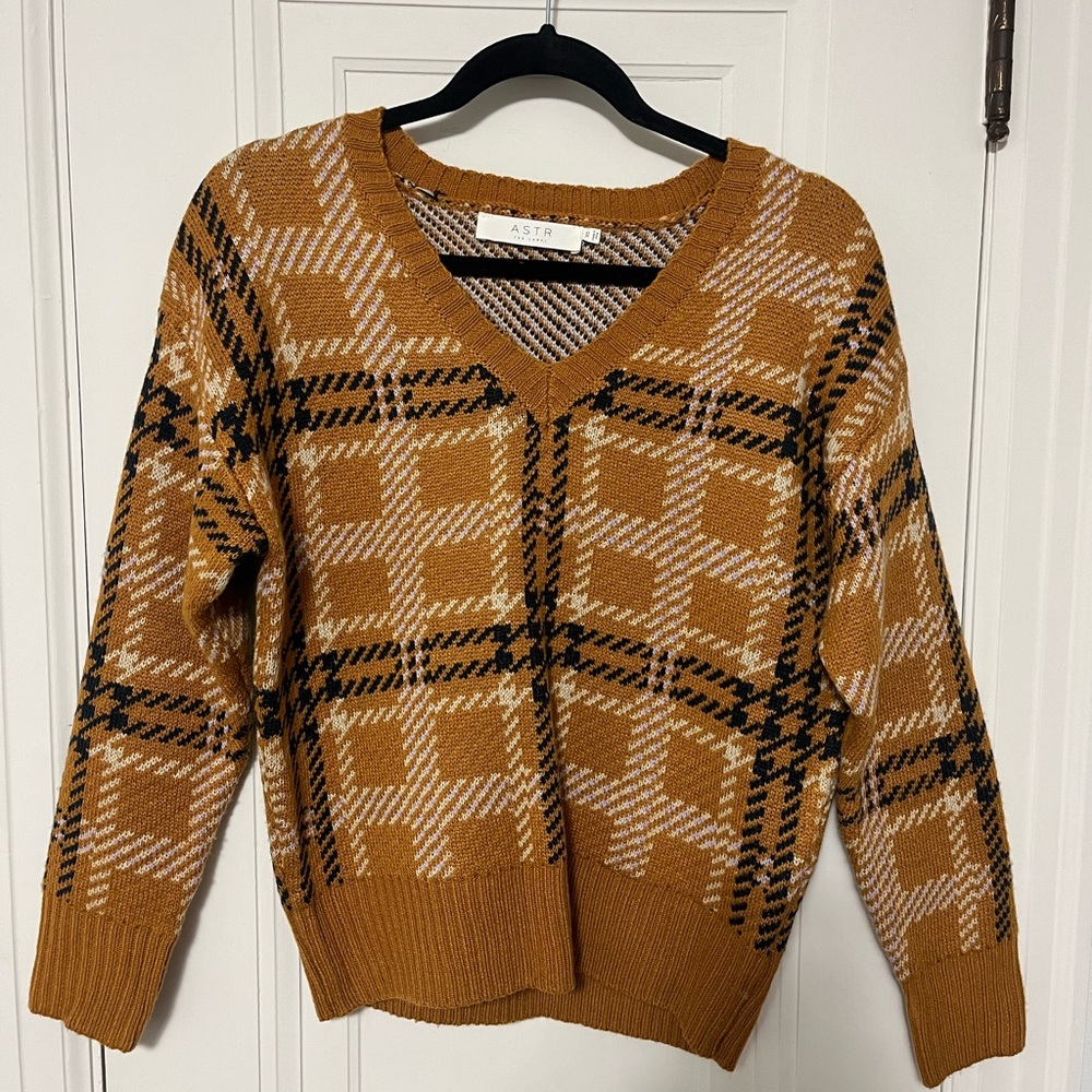 ASTR the Label Plaid Sweater